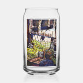 Dimensies van nieuwsgierigheid blikvorm glas (Achterkant)