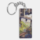 Dimensies van nieuwsgierigheid sleutelhanger (Voorkant Links)