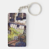 Dimensies van nieuwsgierigheid sleutelhanger (achterkant)