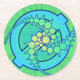 Dimension KLL Paper-Onderzetter Ronde Kartonnen Onderzetter