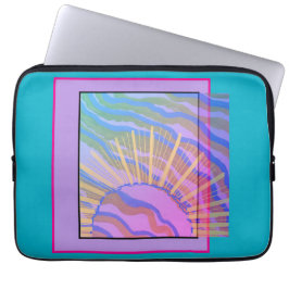 Dimensionaal Abstract Laptop Sleeve