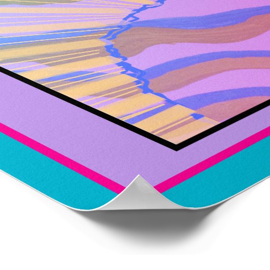 Dimensionaal Abstract Poster (Hoek)