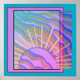 Dimensionaal Abstract Poster