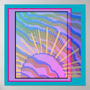 Dimensionaal Abstract Poster