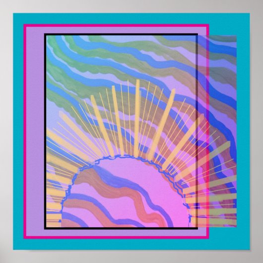 Dimensionaal Abstract Poster (Voorkant)