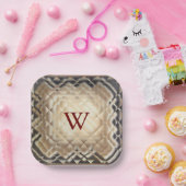 Dimensionaal Bord met vierkante watten (Feest)