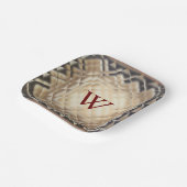 Dimensionaal Bord met vierkante watten (Gebogen)