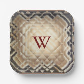 Dimensionaal Bord met vierkante watten (Voorkant)