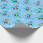 Dimensionaal Butterflies Cadeaupapier (Hoek)