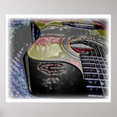 Dimensionaal gitaarPoster Poster (Voorkant)