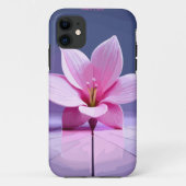 Dimensionaal Gladioli: Roze en Paars Masterstuk Case-Mate iPhone Case (Achterkant)