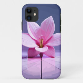 Dimensionaal Gladioli: Roze en Paars Masterstuk Case-Mate iPhone Case