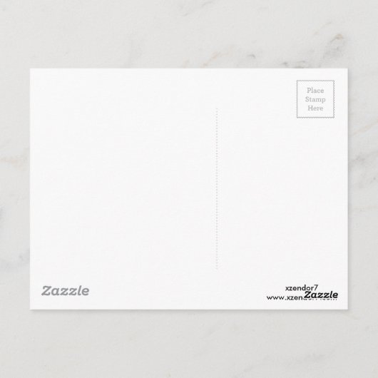 Dimensionaal groen briefkaart (Achterkant)