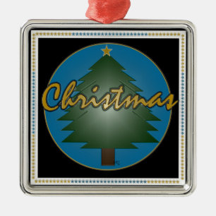 Dimensionaal kerstversiering metalen ornament