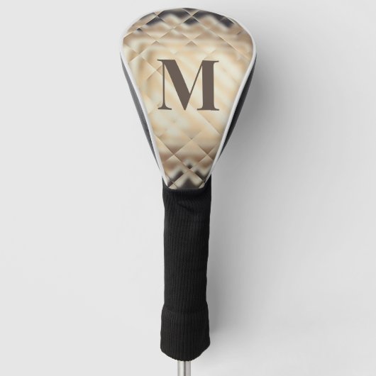 Dimensionaal Square-M Golf Head Hoesje Golfheadcover (Voorkant)