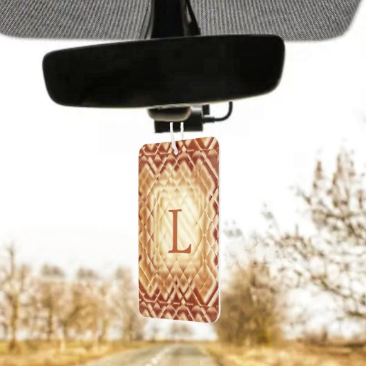 Dimensionaal Square-Red-L Air Freshener Luchtverfrisser