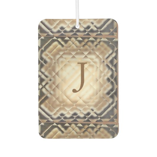Dimensionaal vierkant-JS Air Freshener Luchtverfrisser (Voorkant)