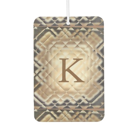 Dimensionaal vierkant-K Air Freshener Luchtverfrisser (Voorkant)