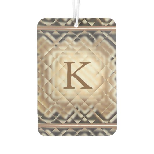 Dimensionaal vierkant-K Air Freshener Luchtverfrisser (Achterkant)