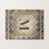 Dimensionaal vierkant — M Legpuzzel (Horizontaal)