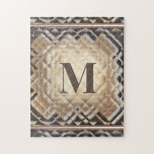 Dimensionaal vierkant — M Legpuzzel (Verticaal)