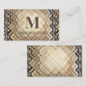 Dimensionaal vierkant-M Visitekaartje (Voorkant / Achterkant)