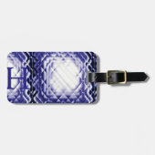 Dimensionaal vierkant-marineh-H Bagagelabel (Voorkant horizontaal)