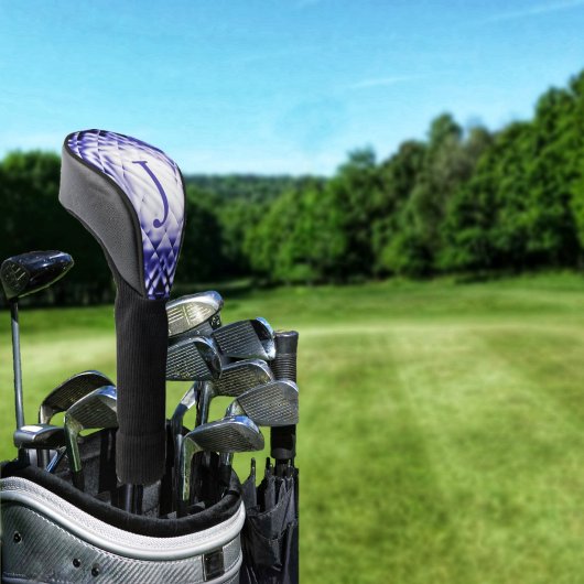 Dimensionaal vierkant-marinej-J Golf Head-Hoesje Golfheadcover