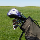 Dimensionaal vierkant-marinej-J Golf Head-Hoesje Golfheadcover (Insitu)