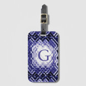 Dimensionaal vierkant-marineschip-G Bagagelabel (Voorkant (verticaal))