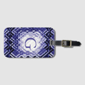 Dimensionaal vierkant-marineschip-G Bagagelabel (Voorkant (horizontaal))