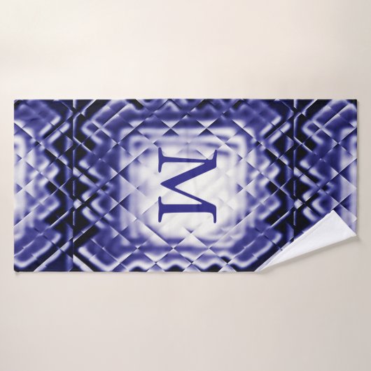 Dimensionaal vierkant-marineschip-M Badhanddoek (Badhanddoek)