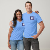 Dimensionaal vierkant-marineschip-PS T-shirt (Unisex)
