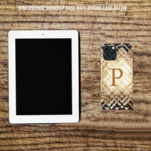 Dimensionaal vierkant-P Case-Mate iPhone Case