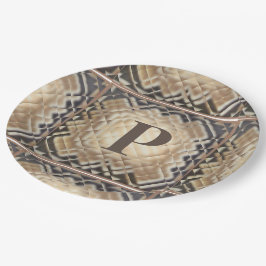 Dimensionaal vierkant-P Papieren Bordje