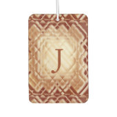 Dimensionaal vierkant-rood-J Luchtverfrisser (Voorkant)