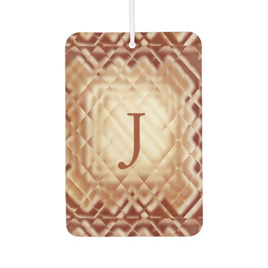 Dimensionaal vierkant-rood-J Luchtverfrisser (Voorkant)