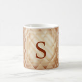 Dimensionaal vierkant-rood-S Koffiemok (Center)