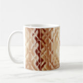 Dimensionaal vierkant-rood-S Koffiemok (Links)