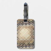 Dimensionaal vierkant-W Bagagelabel (Achterkant verticaal)