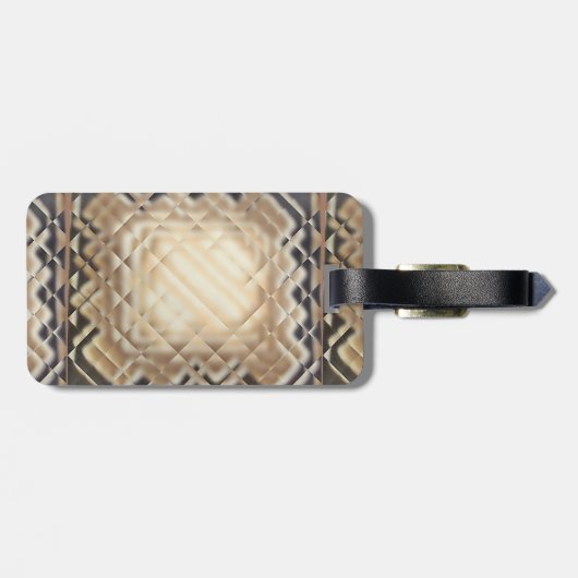 Dimensionaal vierkant-W Bagagelabel (Achterkant horizontaal)