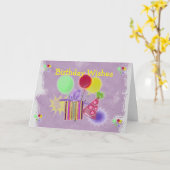 Dimensional Birthday Wish Kaart (Gele Bloem)