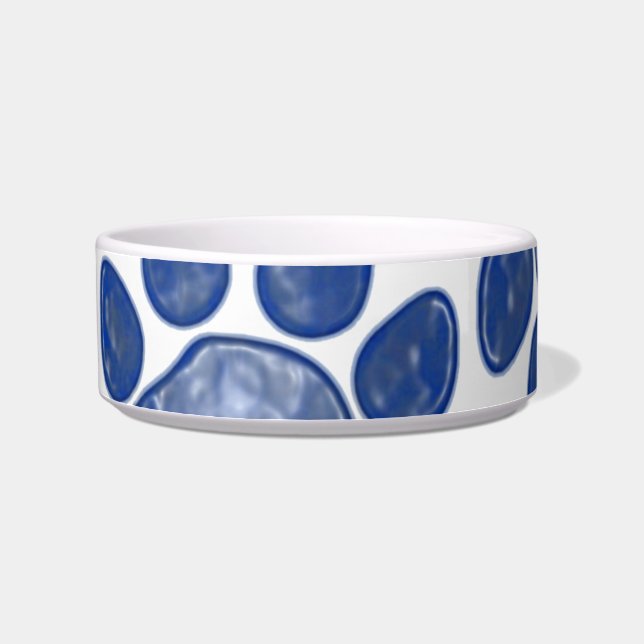 Dimensional Blue Pet Bowl Voerbakje (Links)