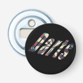 Dimensional Darts Logo, Button Flesopener (Voorkant)