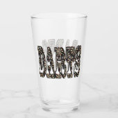 Dimensional Darts Logo, Glas (Achterkant)