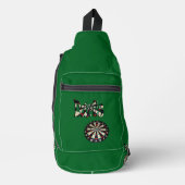 Dimensional Darts Logo Met Dartbord, Sling Bag (Voorkant)