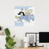 Dimensional Fairy in Clouds Poster (Thuiskantoor)