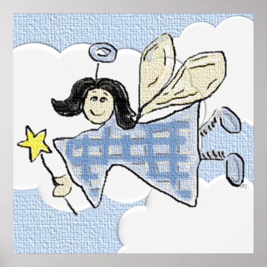 Dimensional Fairy in Clouds Poster (Voorkant)