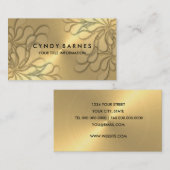 Dimensional Gold Sheen Visitekaartje (Voorkant / Achterkant)