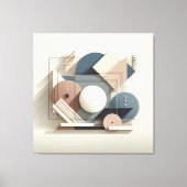 Dimensional Harmony Blocks Canvas Afdruk (Voorkant)